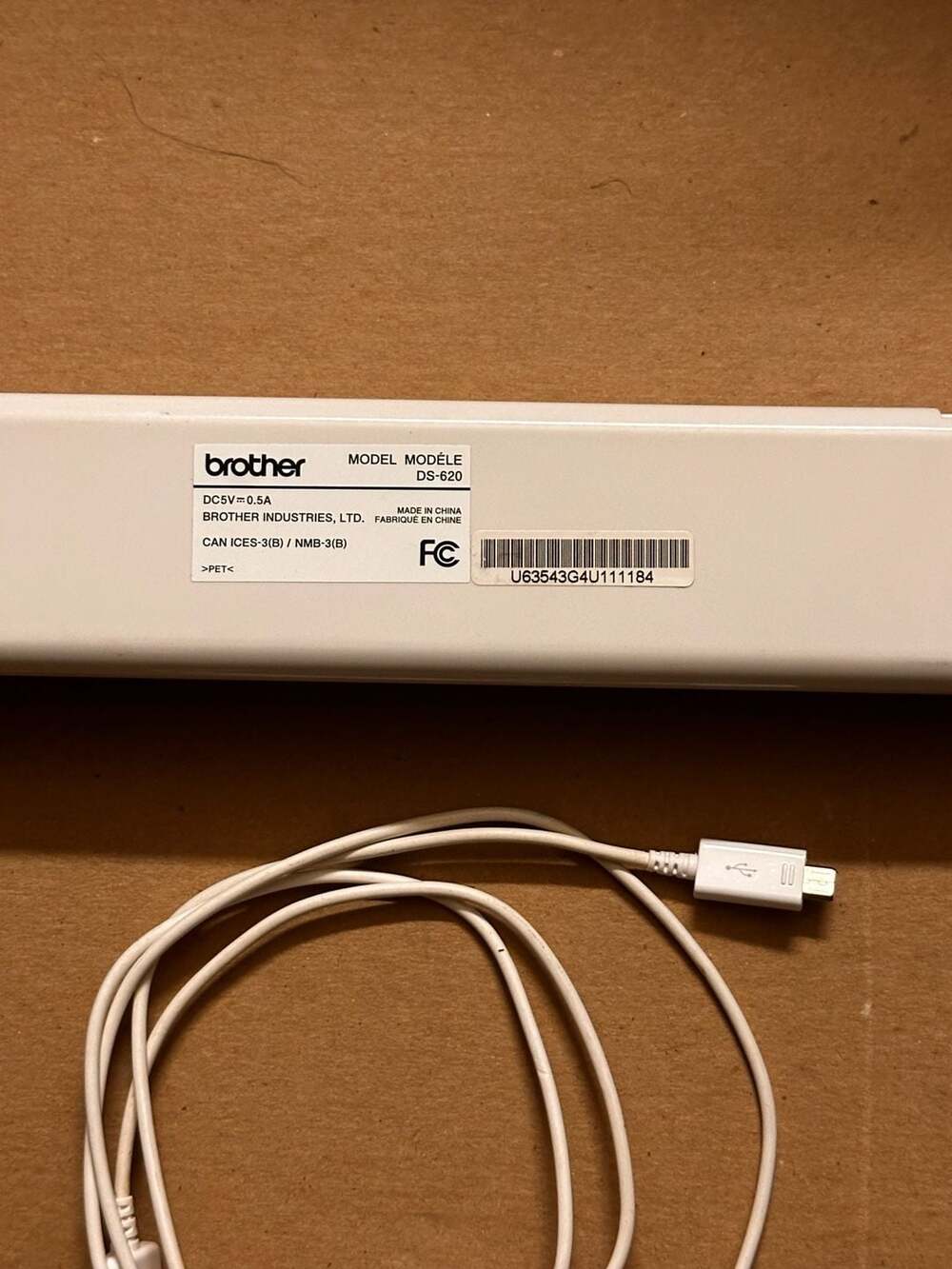 Brother DS-620 Compact Mobile Document Scanner - Picture 2 of 2